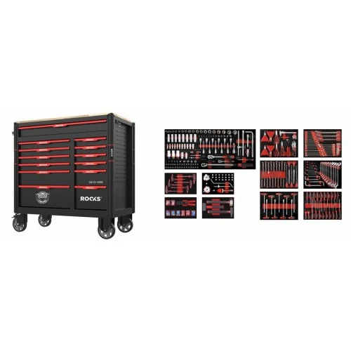 Rooks - Skrinka na náradie STRONG GARAGE XXL s náradím 485ks OK-01.3008