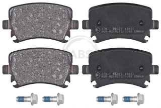 Brzdové dostičky, A.B.S., 37411, VW, SEAT, AUDI, SKODA
