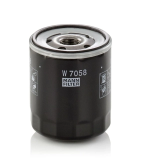 Olejový filter, W7058 MANN-FILTER, Peugeot, Citroen, Ford,