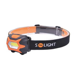 Čelové LED COB svietidlo - čelovka, 3W, 150 lm, batériové
