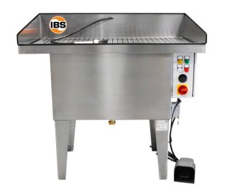 Umývací stôl typ W-250 100 litrov, extra nosnosť 250 kg, elektrické čerpadlo, štetec - IBS