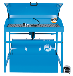 Umývací stôl typ MD 200 litrov, extra nosnosť 250 kg, elektrické čerpadlo, štetec - IBS