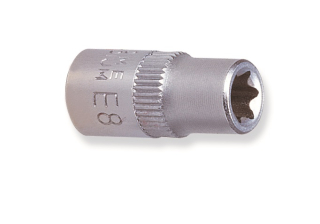 Nástrčná hlavica Torx E, 1/4", veľkosť E6 - JONNESWAY S06H206