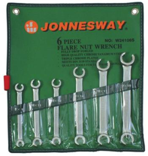 Sada kľúčov na prevlečné matice 8-19mm 6ks JONNESWAY W24106S