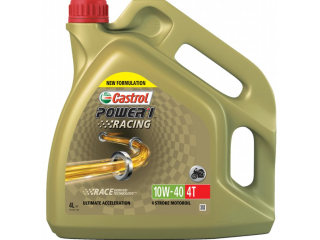 Motocyklový olej Castrol POWER1 RACING 4T 10W40 4L