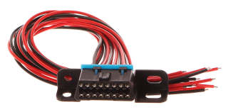 Zásuvka OBD2 s 16 piny, s 30 cm prepojovacími káblami - SIXTOL