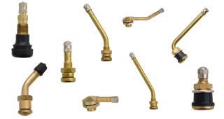 Bezdušový ventil TR 618-G AGRO, celková dĺžka 56 mm, otvor v disku 16 mm