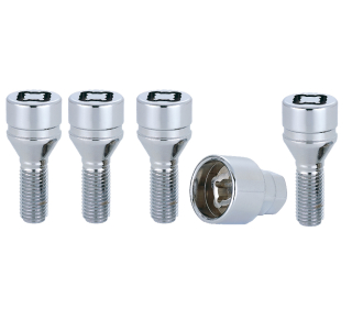 Sada skrutiek pre disky M14x1,5 kužeľ 60 stupňov, dĺžka závitu 27 mm, kľúč 17/19