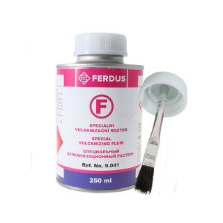 Špeciálny vulkanizačný roztok F 250 ml + menšie štetec - Ferdus 9.041