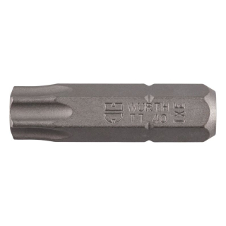 Bit 1/4" TORX s otvorom TT40, dĺžka 25 mm - WURTH 0614352640