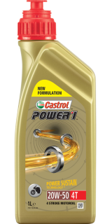Motocyklový olej Castrol POWER1 4T 1L 20W50
