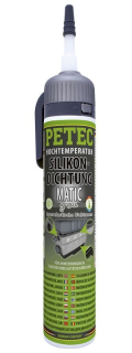 Silikónový tmel tesniaca sivý na motory, kartuše 200 ml - Petec