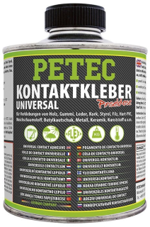 Kontaktné lepidlo univerzálne na kovy, PVC a gumu, 350 ml - Petec