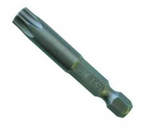 Bity Torx s otvorom, rôzne veľkosti, dĺžka 50 mm, rukoväť 1/4" - JONNESWAY Veľkosť: TT30