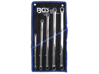 Očkové kľúče 8-19 mm, obojstranné extra dlhé, súprava 5 ks - BGS 118