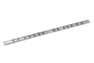 Držiak na hlavice 1/4”, 15 klipov, „lišta na orechy“ - MDtools 1514