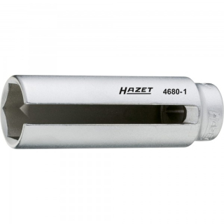 Hlavica - kľúč na lambda sondy 22 mm, štvorhran 1/2 ", dlhá 92 mm - HAZET 4680-1