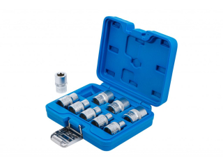Nadstavce TORX-E 1/2", rozmery E10 - E24, sada 9 kusov - BGS 6425