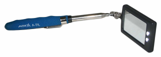 Zrkadielko inšpekčná, teleskopické 285 - 870 mm, s LED osvetlením