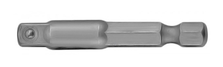 Predĺženie - adaptér pre hlavice, 6hran 1/4" x 4hran 1/4", 150 mm - JONNESWAY D1150ADP14