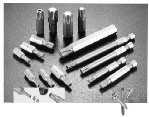 Bit TORX, veľkosť T10, úchyt 1/4", dĺžka 25 mm - JONNESWAY D125T10A