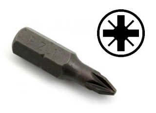 Bit krížový Pozidrive 1/4" PZ2, 25 mm - JONNESWAY D125Z2A