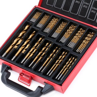 Sada stupňovitých vrtákov HSS do kovu, priemer 1.5 - 10 mm, 99 kusov