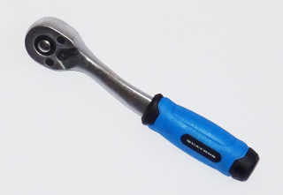 Račňa 1/4", 72 zubov, s prepínací páčkou, vyhnutá - Quatros QS50112